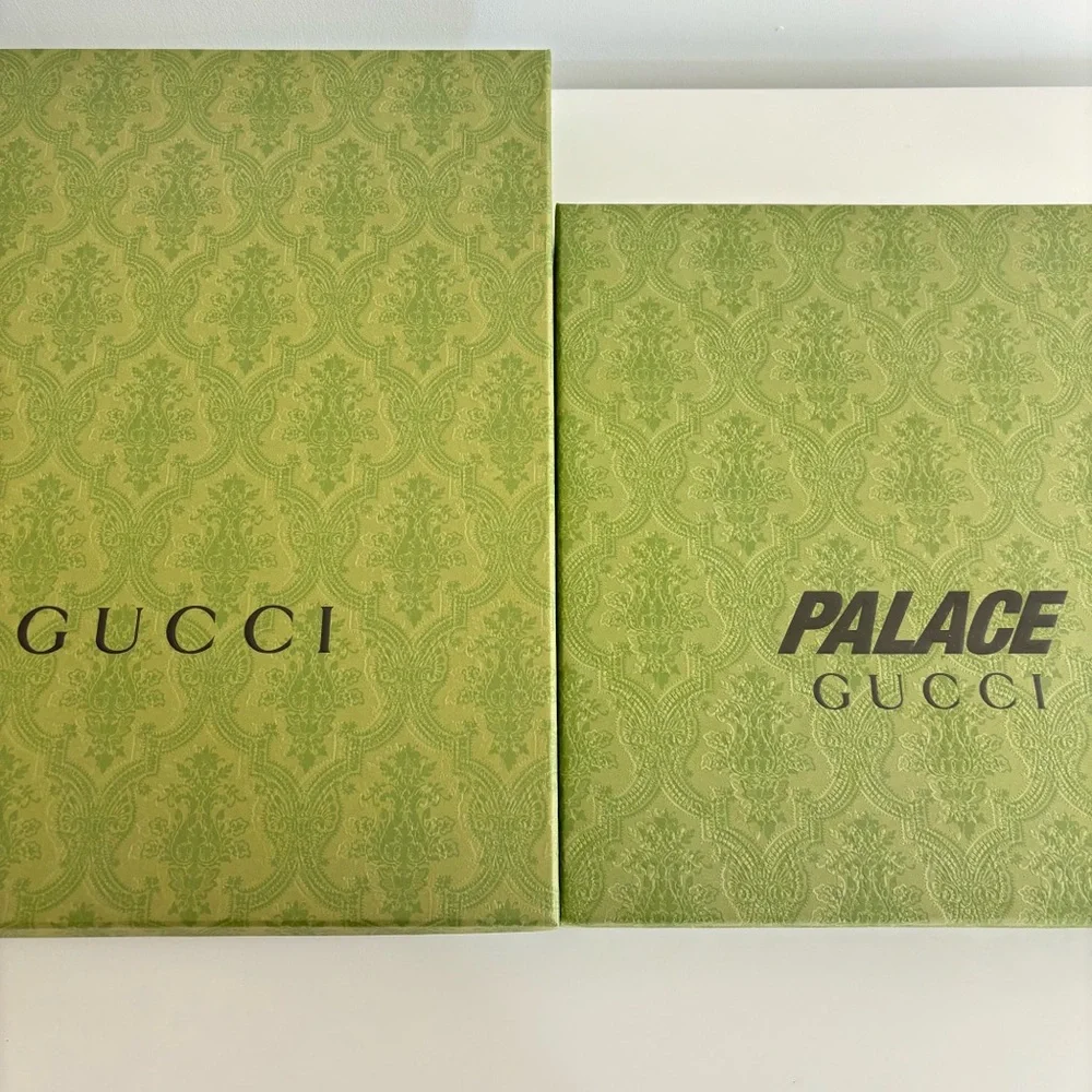 Gucci x Palace Green Patterned Gift Box